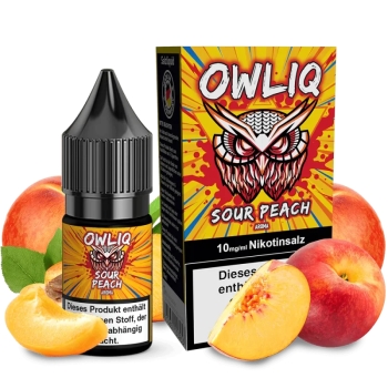 OWLIQ Nikotinsalz - Sour Peach