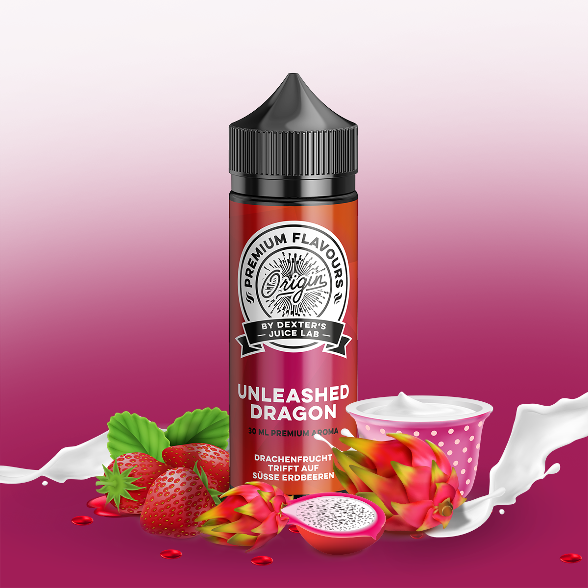 elfbar elfa master akku E-Liquid Fruit du Dragon Fraise 50 ml Les Fruits d'Eden